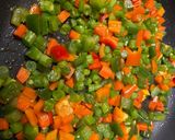 A picture of step 1 of Buffalo chicken rice.