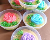 Foto langkah ke 7 dari resep Puding Cup Rainbow (simple aja).