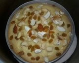 A picture of step 9 of Eggless cooker cake.