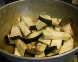 A picture of step 6 of Brinjal masala biryani (vangi Bath in kannada).