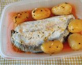 Foto del paso 11 de la receta: Filetes de Rodaballo al horno con papas cocidas
