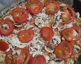 Pizza (chicken pizza with spinach) recipe step 7 photo