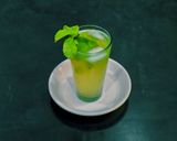 A picture of step 5 of Mousambi Mint Mocktail.