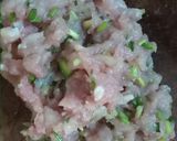 Hình bước làm 3 của món Cháo gạo lứt thịt heo bằm