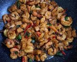 Foto langkah ke 3 dari resep 418. Oseng Udang Tempe Saos Tiram.