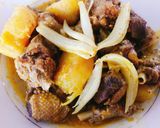 Hình bước làm 5 của món Cà ri vịt xiêm