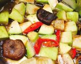Hình bước làm 3 của món Sake kho tàu chay
