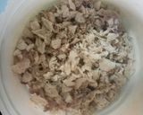 A picture of step 2 of Dumplings (Chicken version).