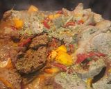 Foto del paso 5 de la receta: Peceto con vegetales y papas al natural