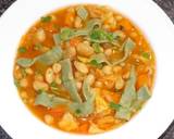 Foto del paso 2 de la receta Porotos tortola con vegetales de otooy fetuccini de pesto hecho en casa