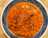 Foto del paso 5 de la receta Garbanzos guisados con crema de calabaza y yakiniku