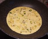 Foto del passaggio 6 della ricetta Frittata di zucchine e pisellini