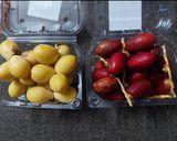A picture of step 1 of Fresh Dates and Dragon fruit Salad.