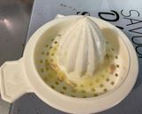 Une image de l'étape 12 de Flan aux pommes, vanille et fromage blanc (nappage myrtilles citron).