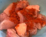 Gambar langkah 1 resipi Kam Heong Chicken.