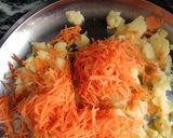A picture of step 2 of Indo Chinese  veg lollipops.