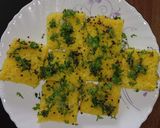 A picture of step 3 of Dhokla.