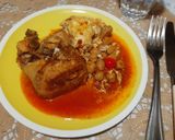 Une image de l'étape 6 de Poulet aux oeufs en sauce rouge 🍴.