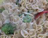 Foto del paso 6 de la receta: Fideos gratinados en salsa de brócoli 🥦 y pollo 🍗