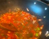 A picture of step 4 of Salmon Pasta & Courgetti.