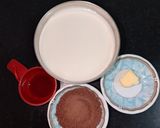 A picture of step 1 of Unique Condensed Chocolate Truffles.
