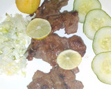 A picture of step 9 of Pan grill lamb in lemon marinade.