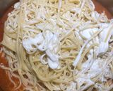 A picture of step 5 of Creamy Spicy Linguine with Shrimp 🍤.