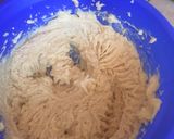 A picture of step 2 of Fluffy Vanilla marble cake.