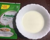 A picture of step 1 of Mango Yogurt.