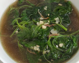 A picture of step 9 of Double spinach soup.
