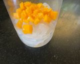 A picture of step 2 of Langra Mango Ice Apple Refresher.