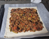 Foto del paso 5 de la receta: Hojaldre de berenjena, atún y calabacín