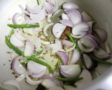A picture of step 2 of Bagara Rice.