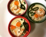 A picture of step 8 of Chawanmushi (Japanese Savoury Egg Custard).