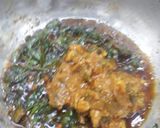 A picture of step 4 of Palak bheja fry.