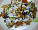 A picture of step 3 of Tasty Pakora chaat.