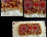 Foto del paso 6 de la receta: Flan de queso con piña, almendras laminadas caramelizadas y nata
