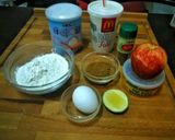 A picture of step 1 of McDonald's Vanilla Smoothie Pancakes with Homemade Cinnamon-Apple Syrup.