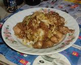 รูปขั้นตอนการทำที่ 6 ของ ผัดกะหล่ำปลีหมูวุ้นเส้น