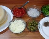 A picture of step 2 of Pure veg pizza.
