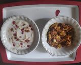 A picture of step 2 of Banana Peel Stir fry And Dessert Raita.