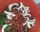 Foto del paso 7 de la receta: Ensalada de espinacas con tocino
