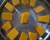 A picture of step 1 of स्वीट पम्पकिन चॉकलेट.