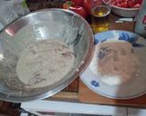 Foto del paso 3 de la receta: Merluza frita con puré aros de cebolla y berenjena