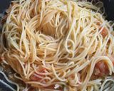 A picture of step 4 of Cold pasta with flesh tomato basil sauce.