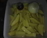 Tepsis csirkecomb krumplival recept fázis 2 fotója