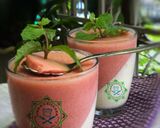 Hình bước làm 8 của món Panna cotta vị dâu tây!