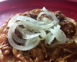 Foto del paso 3 de la receta: Tostadas de pollo con mole