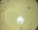 A picture of step 1 of Khandvi.
