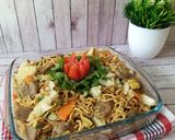 Foto langkah ke 4 dari resep Mie Goreng Baso Sapi.
